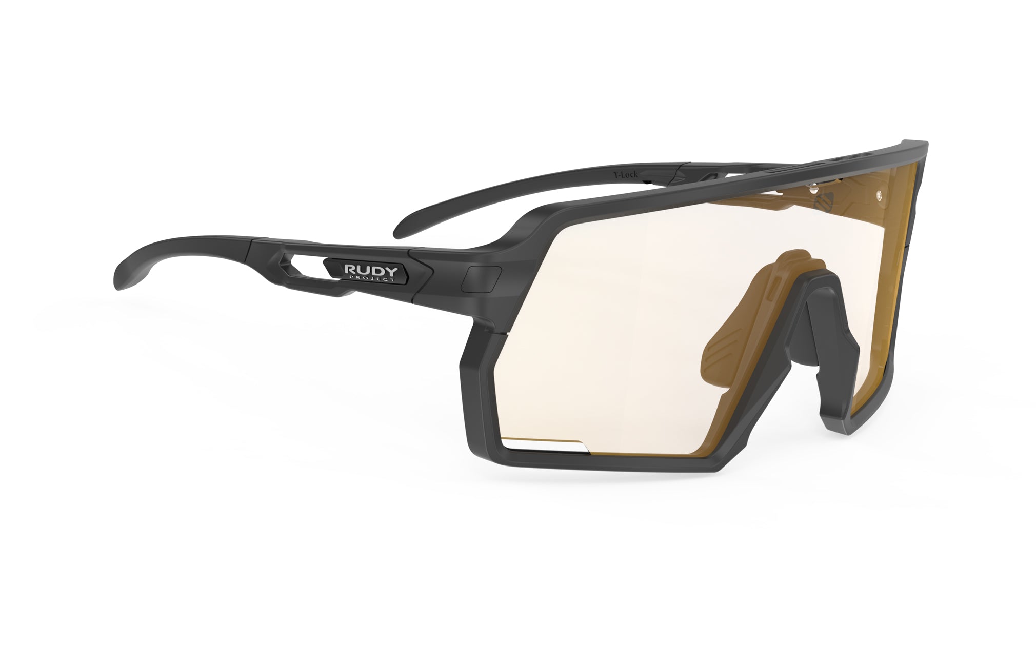 Rudy Project Kelion SP857906-0000 BLACK MATTE - Impactx Laser Amber