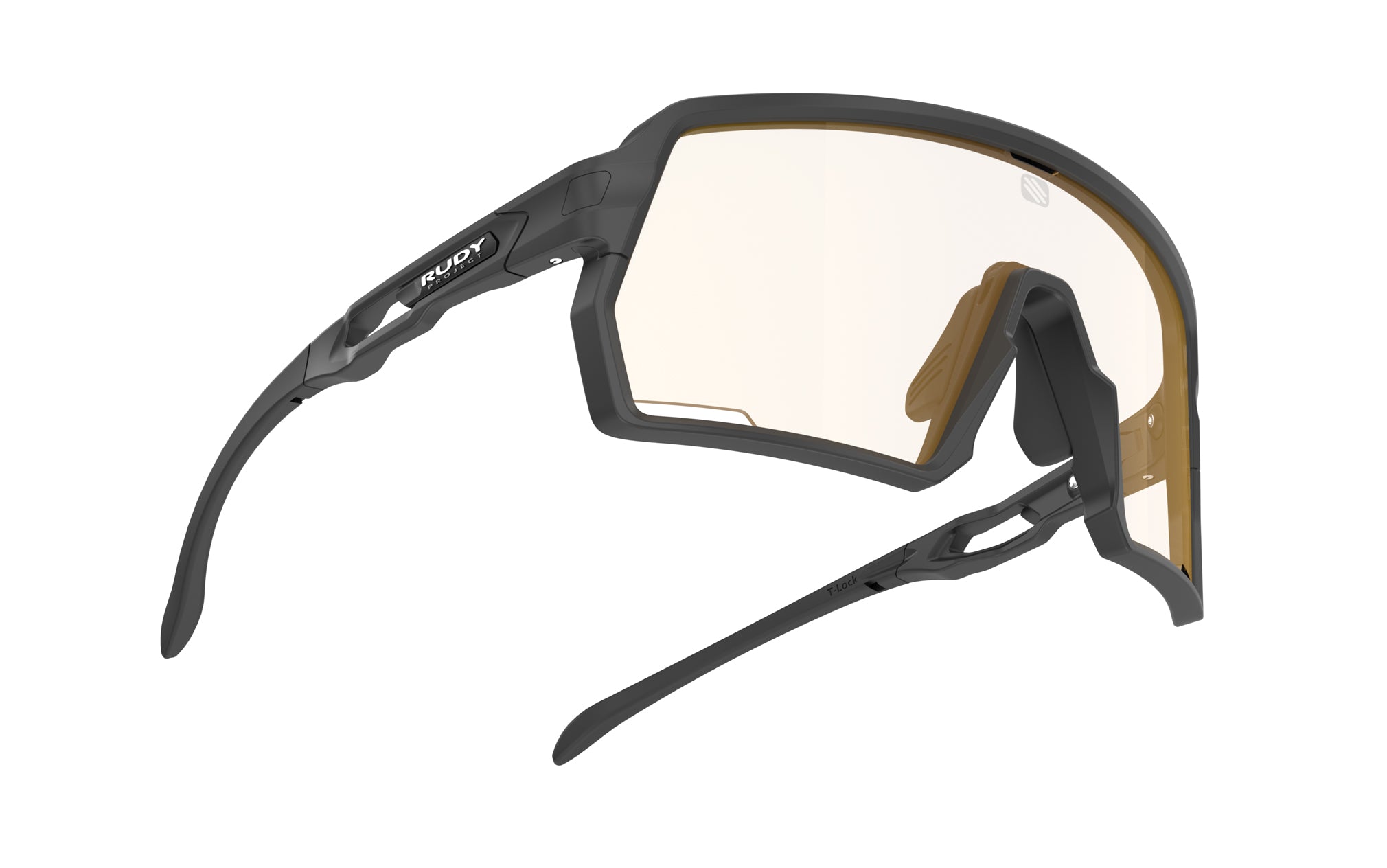 Rudy Project Kelion SP857906-0000 BLACK MATTE - Impactx Laser Amber