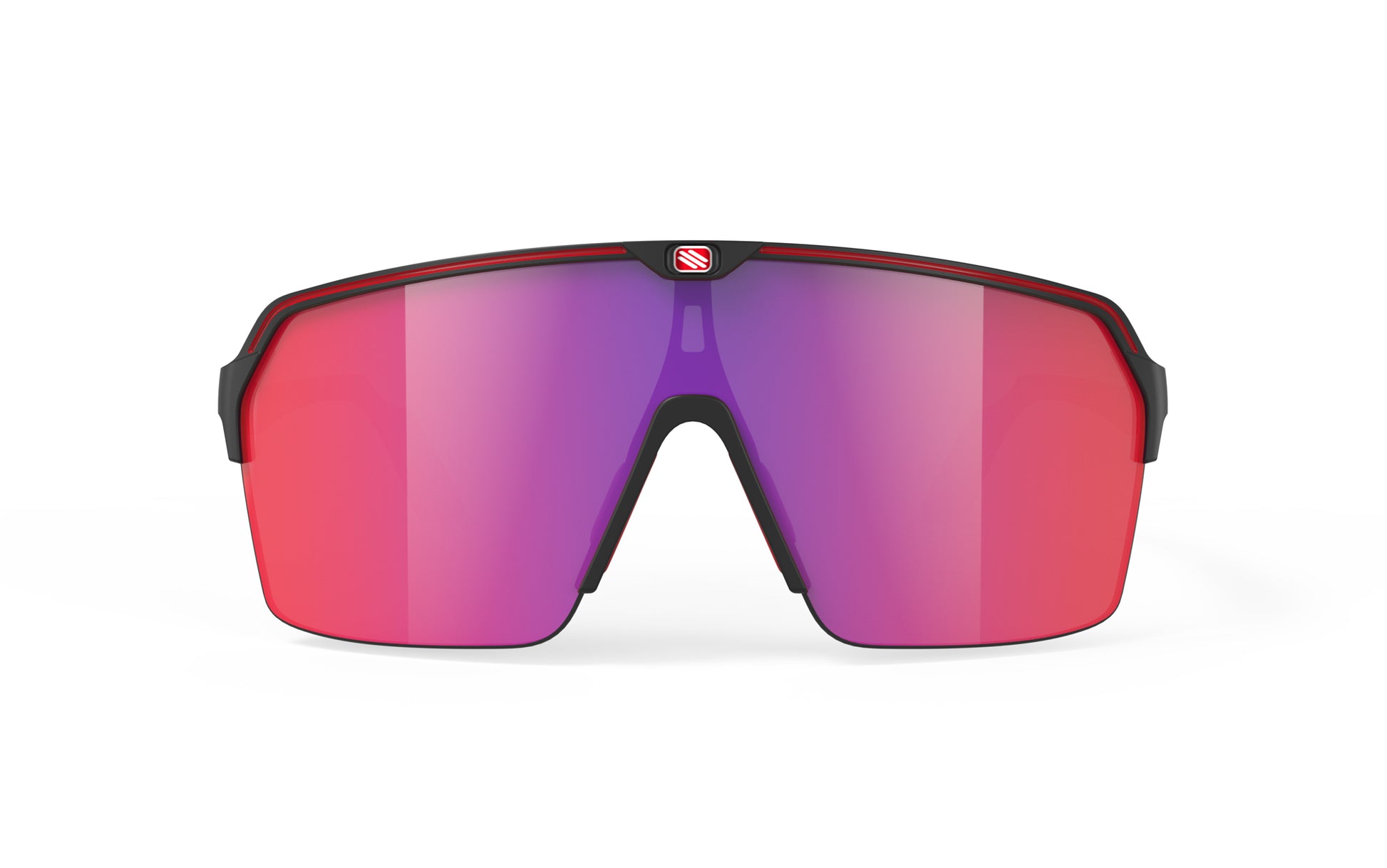 Rudy Project Spinshield Air SP843806-N002 BLACK MATTE - Multilaser Red