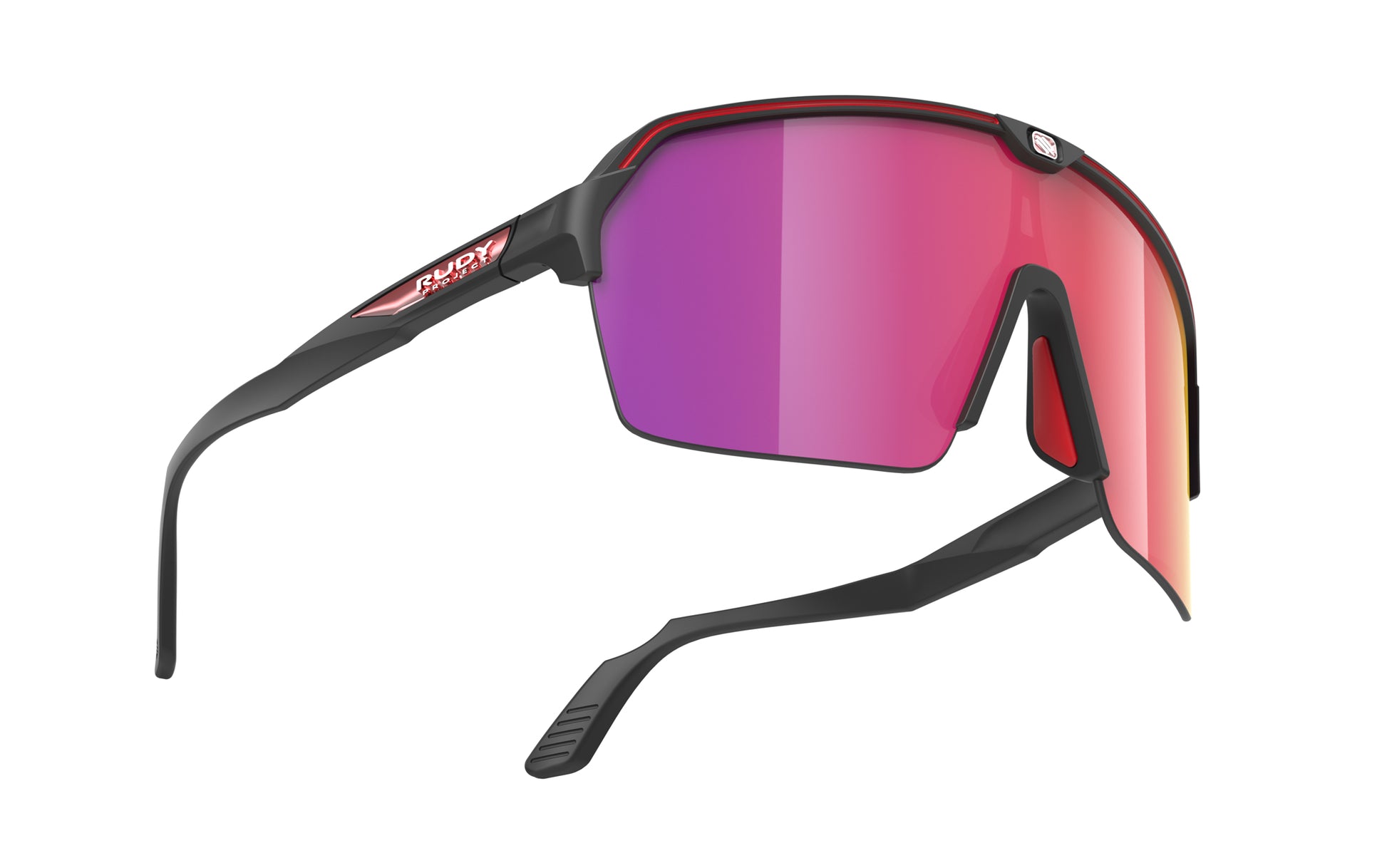 Rudy Project Spinshield Air SP843806-N002 BLACK MATTE - Multilaser Red