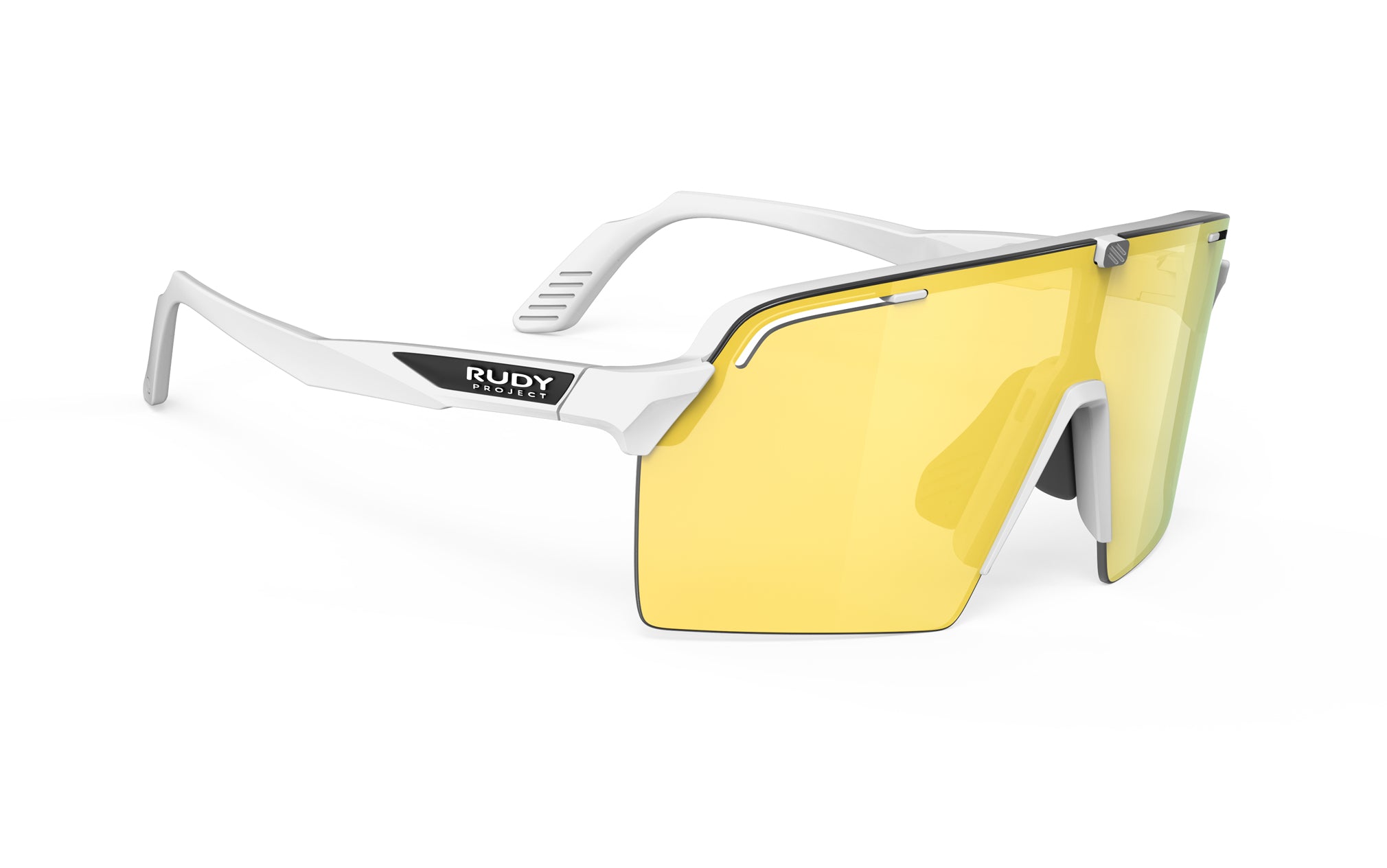 Rudy Project Spinshield Pro SP980558-N000 WHITE MATTE - Multilaser Yellow