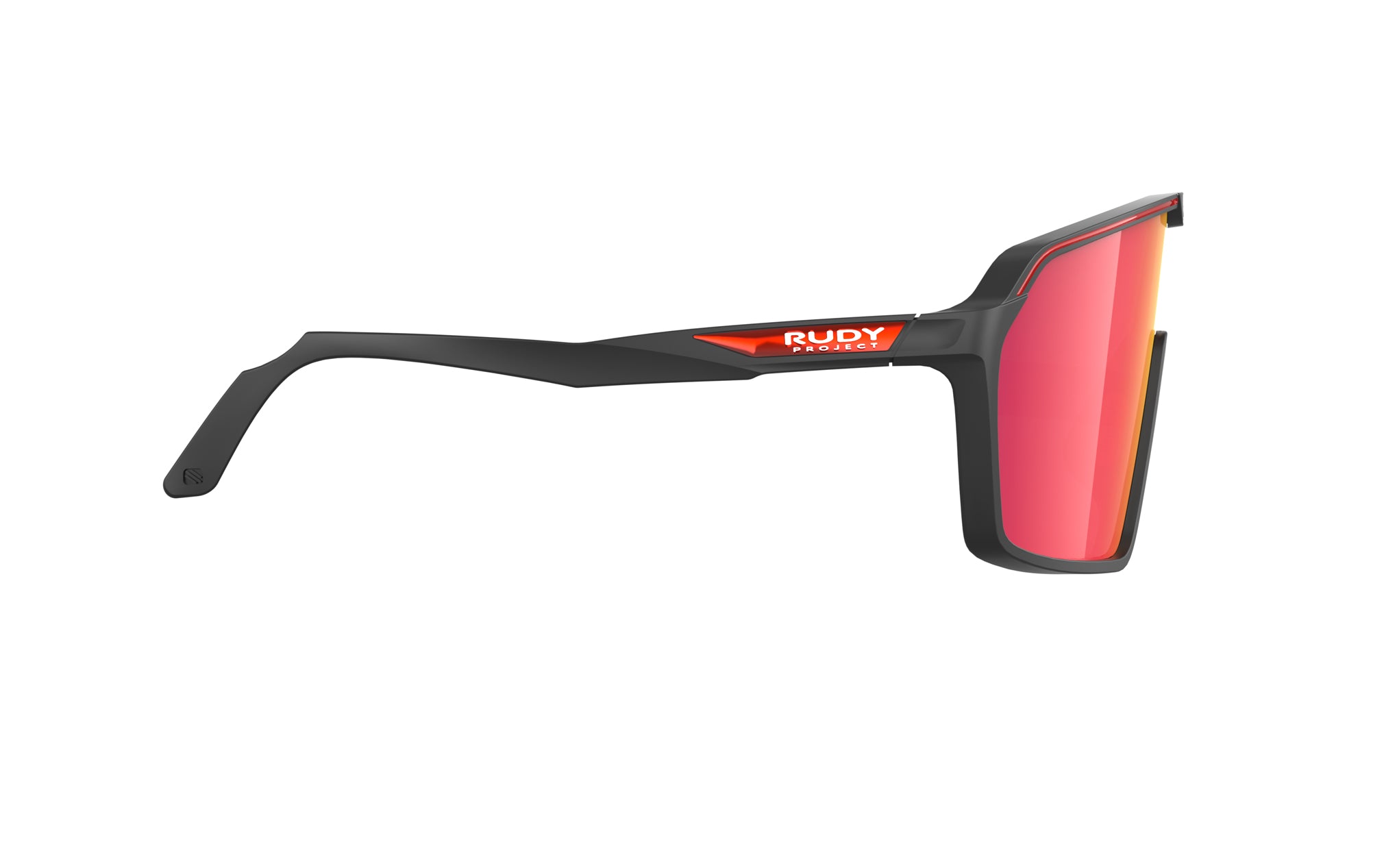 Rudy Project Spinshield SP723806-N002 BLACK MATTE - Multilaser Red
