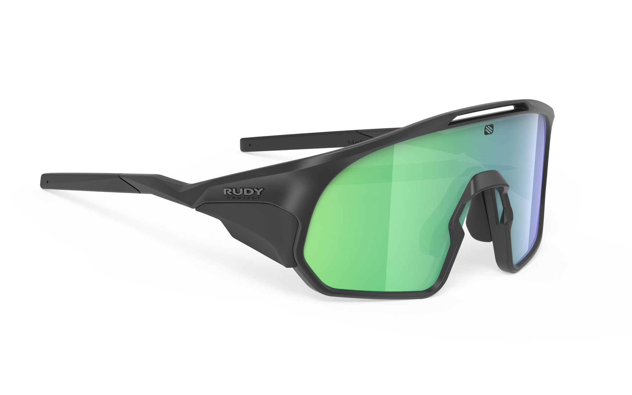 Rudy Project Stargaze SQ054106-0000 BLACK MATTE - Multilaser Green