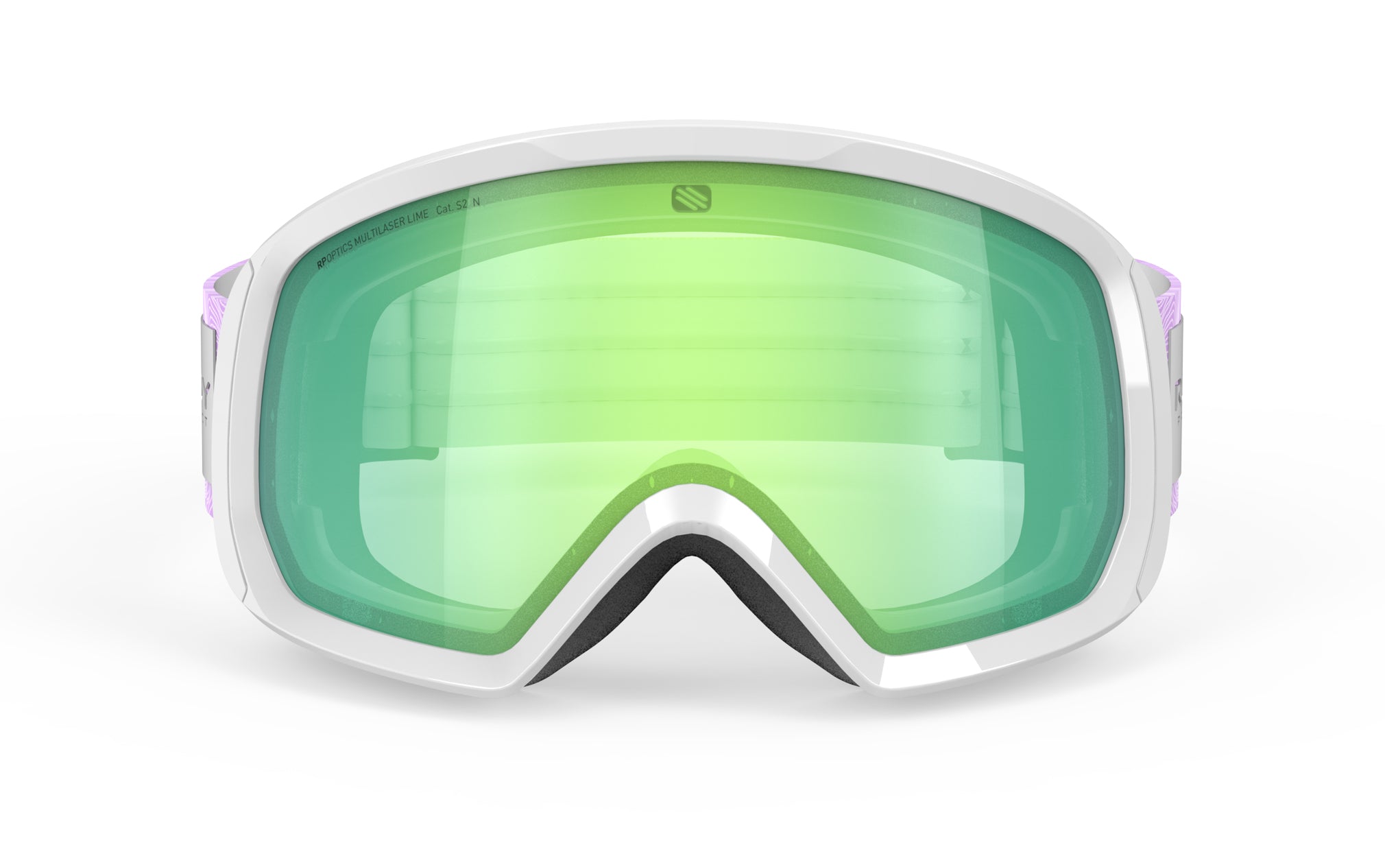 Rudy Project Threesixty MK234169-0001 WHITE GLOSS - Multilaser Lime