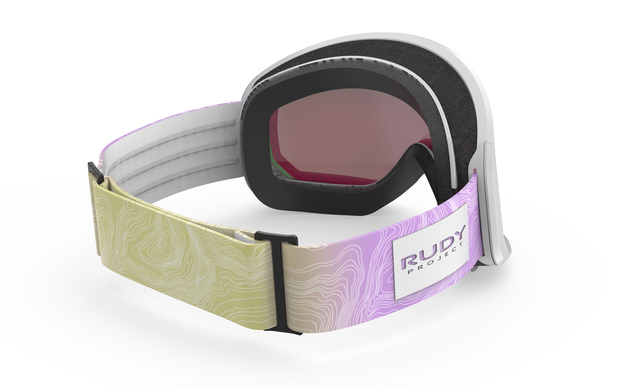 Rudy Project Threesixty MK234169-0001 WHITE GLOSS - Multilaser Lime