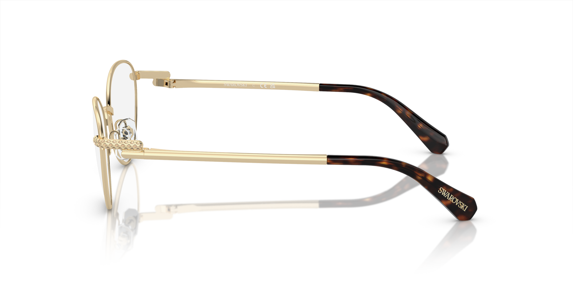 Swarovski Eyeglasses SK1002 PALE GOLD