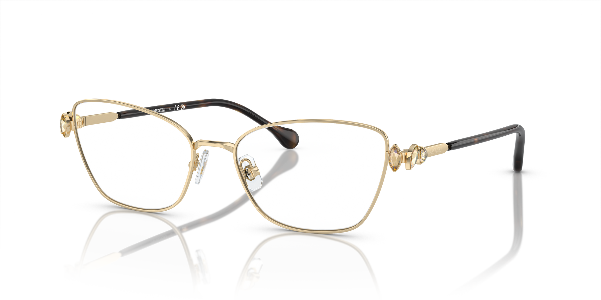 Swarovski Eyeglasses SK1006 PALE GOLD