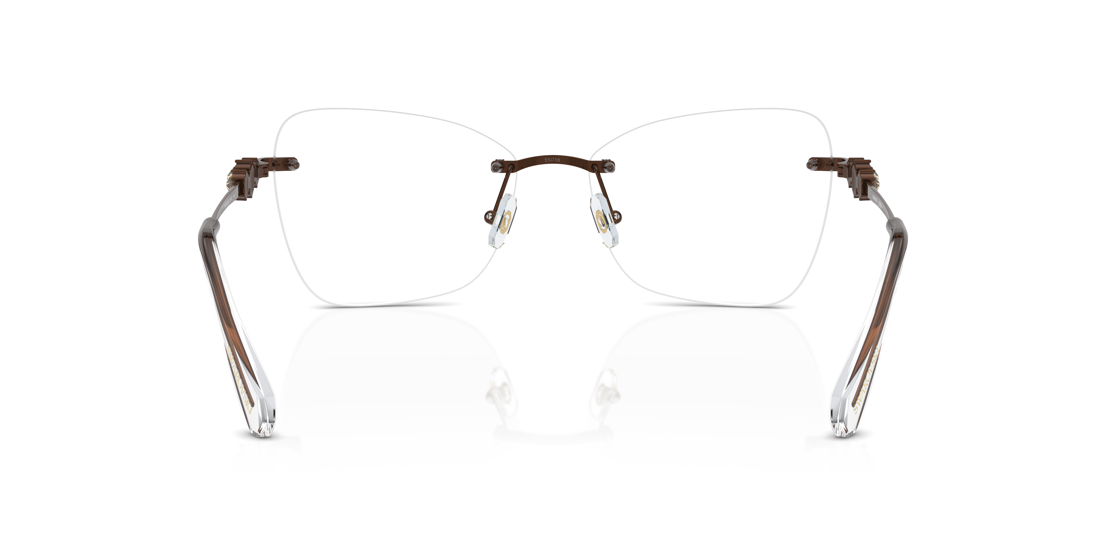 Swarovski Eyeglasses SK1014 LIGHT BROWN