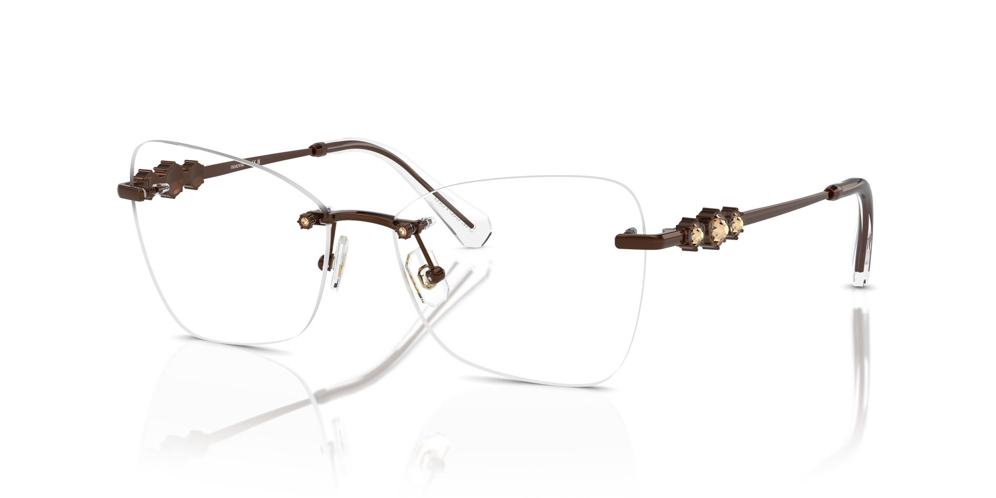 Swarovski Eyeglasses SK1014 LIGHT BROWN