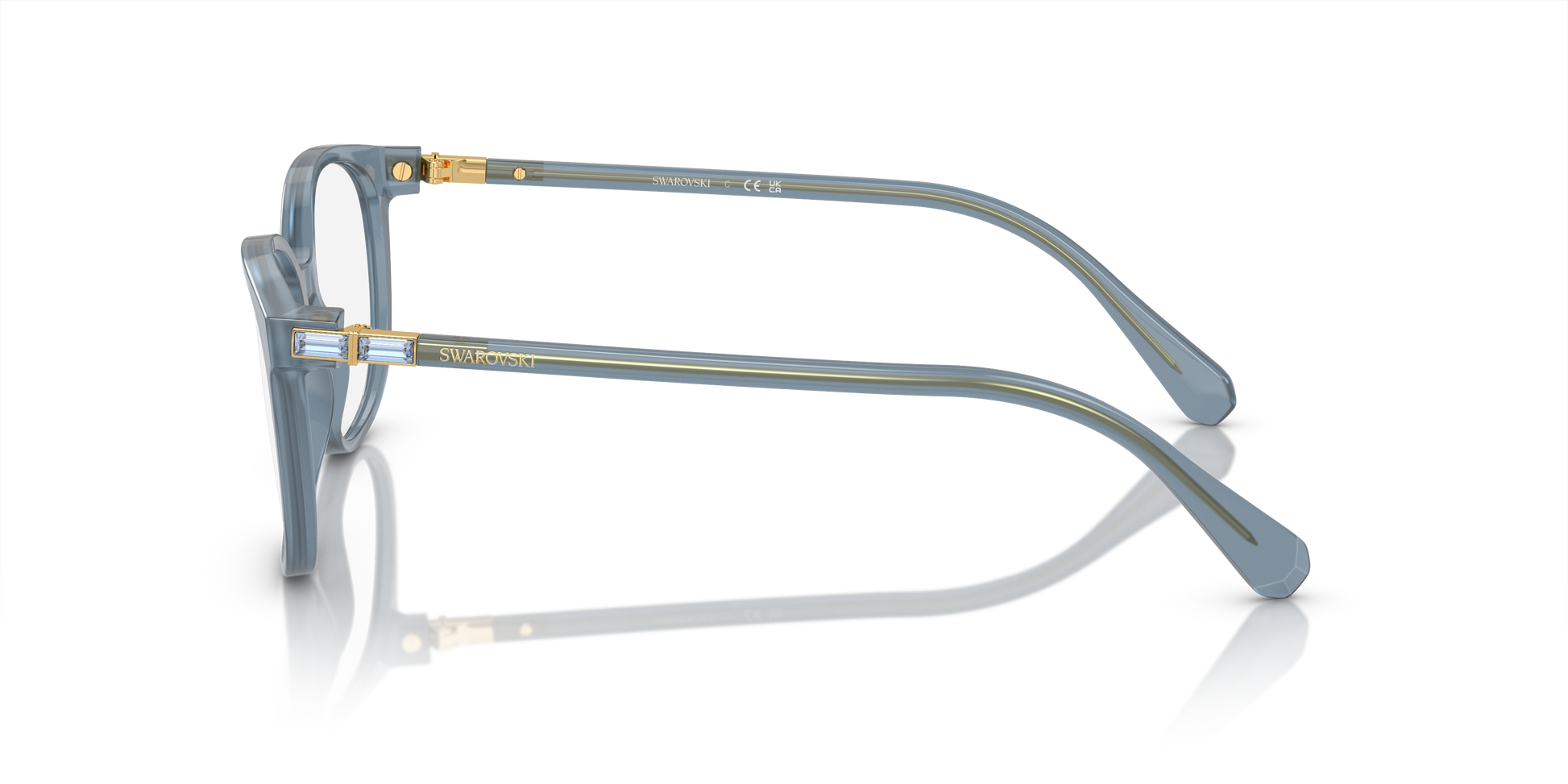 Swarovski Eyeglasses SK2002 OPALINE BLUE