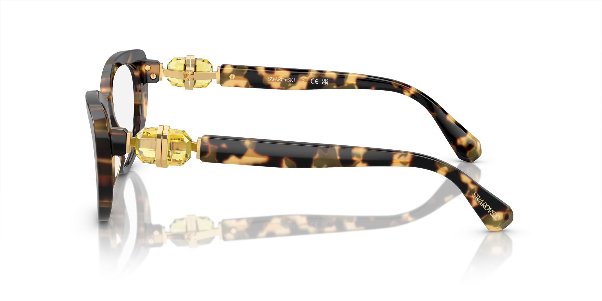 Swarovski Eyeglasses SK2005 LIGHT HAVANA