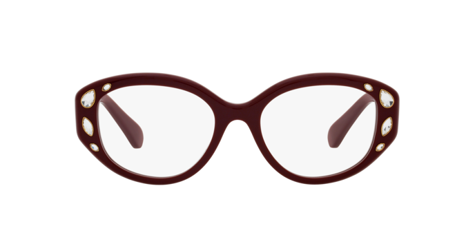 Swarovski Eyeglasses SK2006 RED BURGUNDY