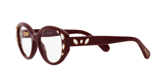 Swarovski Eyeglasses SK2006 RED BURGUNDY