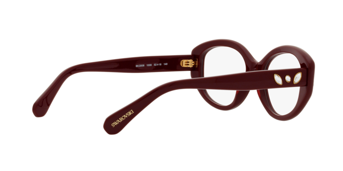 Swarovski Eyeglasses SK2006 RED BURGUNDY