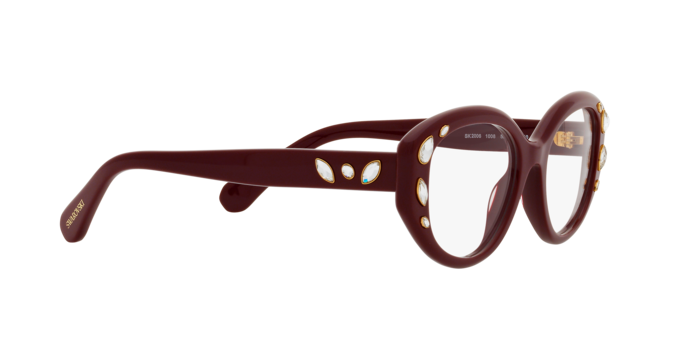 Swarovski Eyeglasses SK2006 RED BURGUNDY