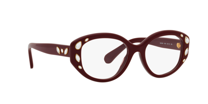 Swarovski Eyeglasses SK2006 RED BURGUNDY