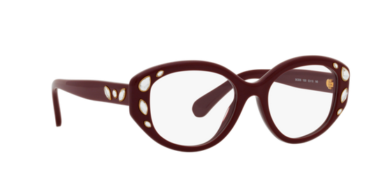 Swarovski Eyeglasses SK2006 RED BURGUNDY