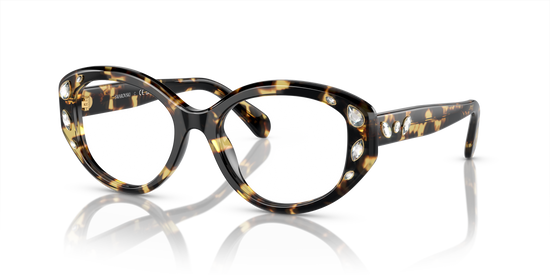 Swarovski Eyeglasses SK2006 HAVANA CLEAR