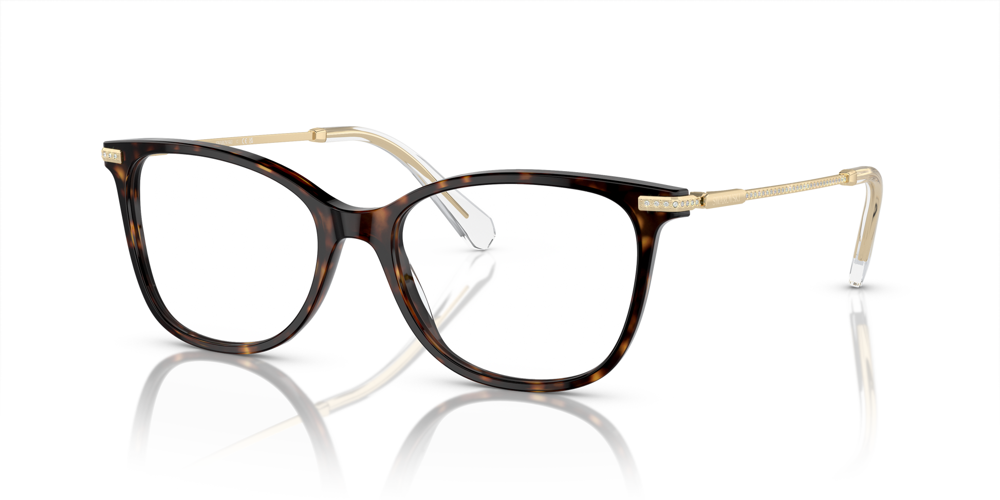 Swarovski Eyeglasses SK2010 DARK HAVANA