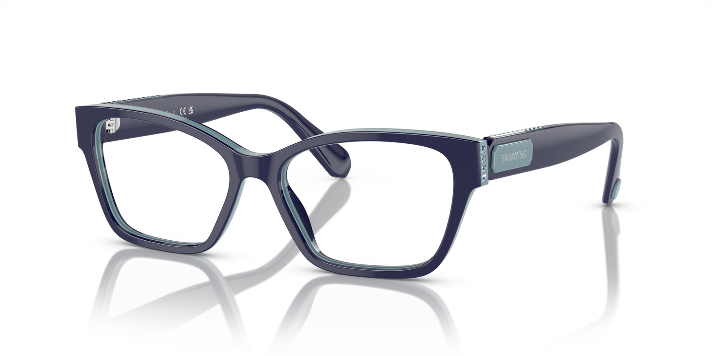 Swarovski Eyeglasses SK2013 BURGUNDY/BLACK