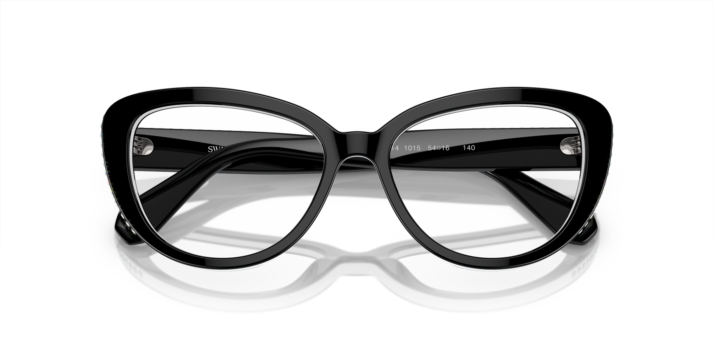 Swarovski Eyeglasses SK2014 BLACK/WHITE