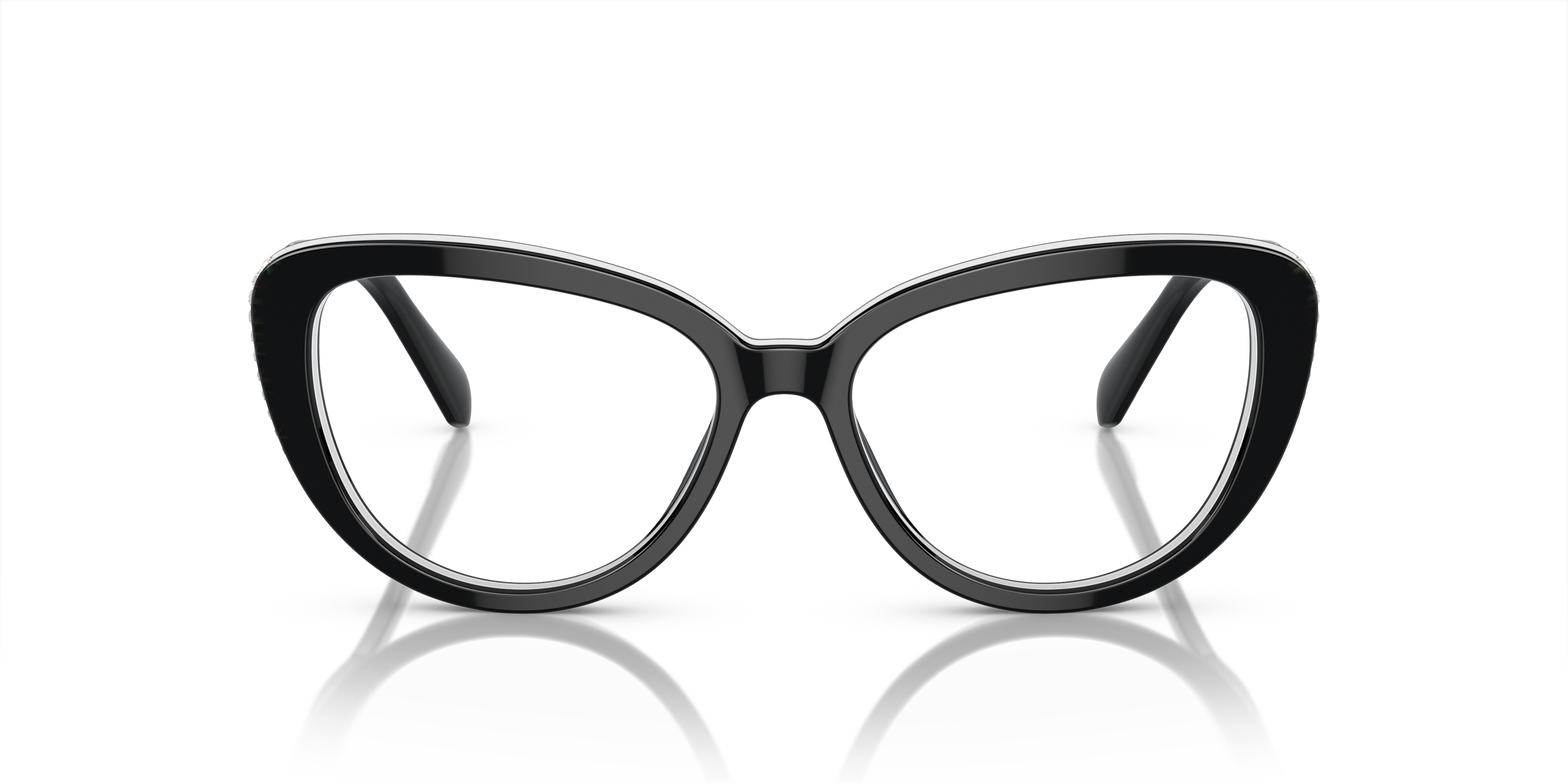 Swarovski Eyeglasses SK2014 BLACK/WHITE