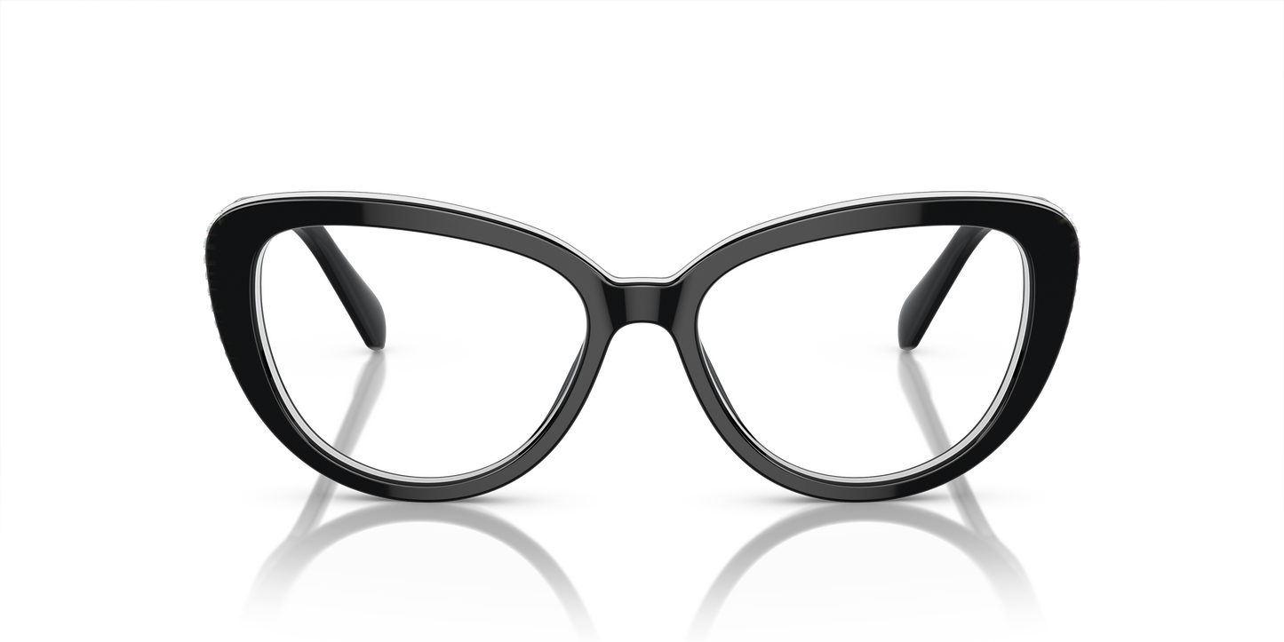 Swarovski Eyeglasses SK2014 BLACK/WHITE