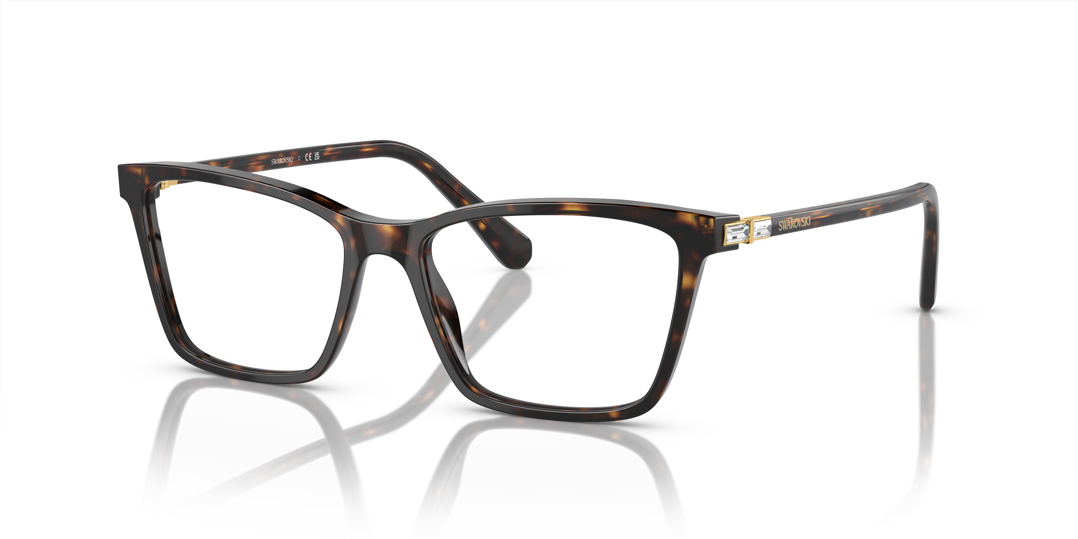 Swarovski Eyeglasses SK2015 DARK HAVANA