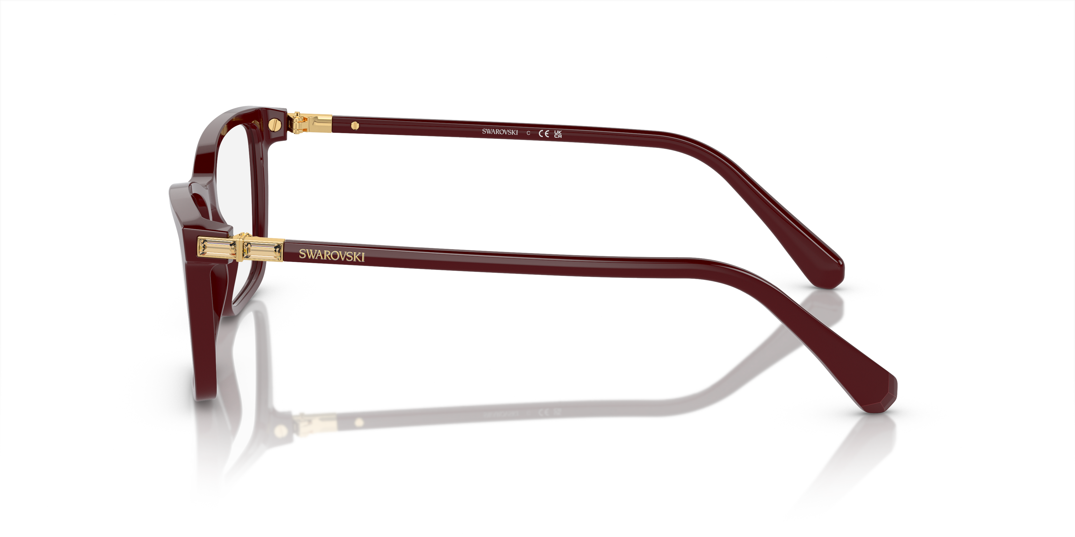 Swarovski Eyeglasses SK2015 BURGUNDY