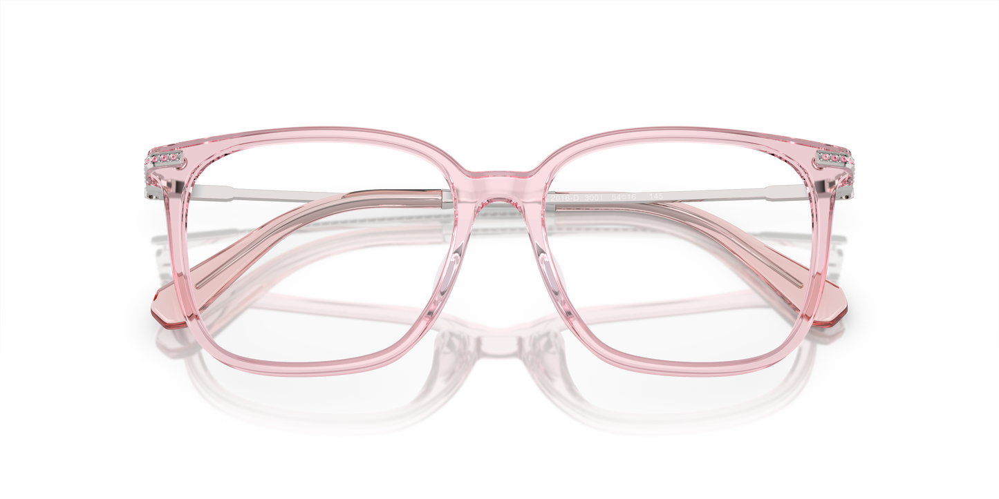 Swarovski Eyeglasses SK2016D TRANSPARENT PINK