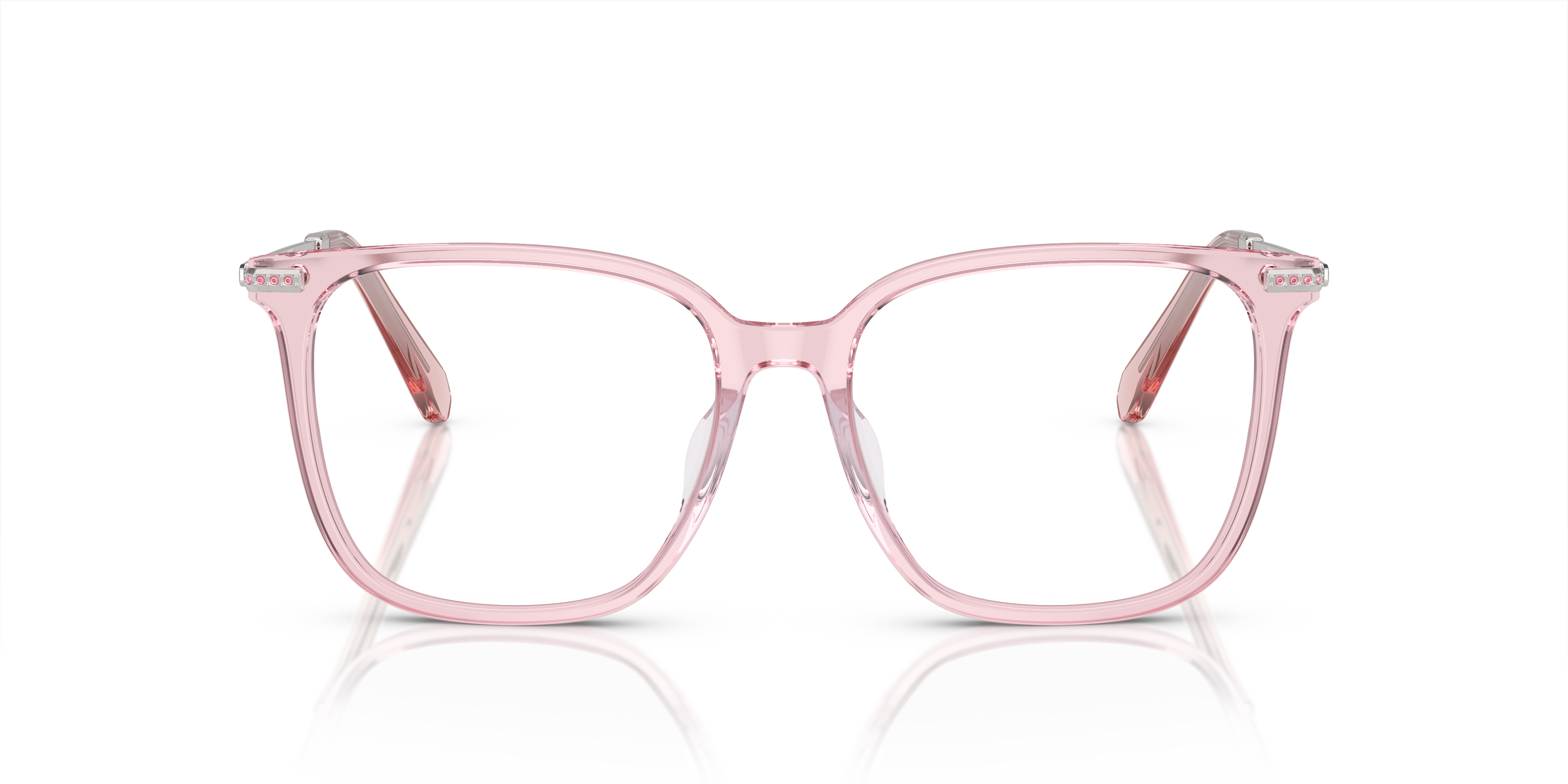 Swarovski Eyeglasses SK2016D TRANSPARENT PINK
