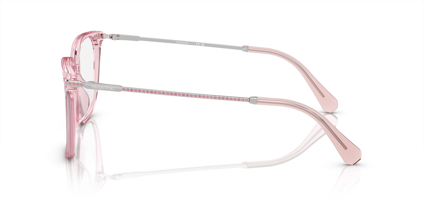 Swarovski Eyeglasses SK2016D TRANSPARENT PINK