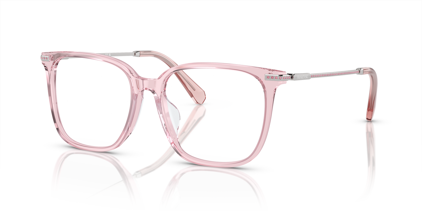 Swarovski Eyeglasses SK2016D TRANSPARENT PINK