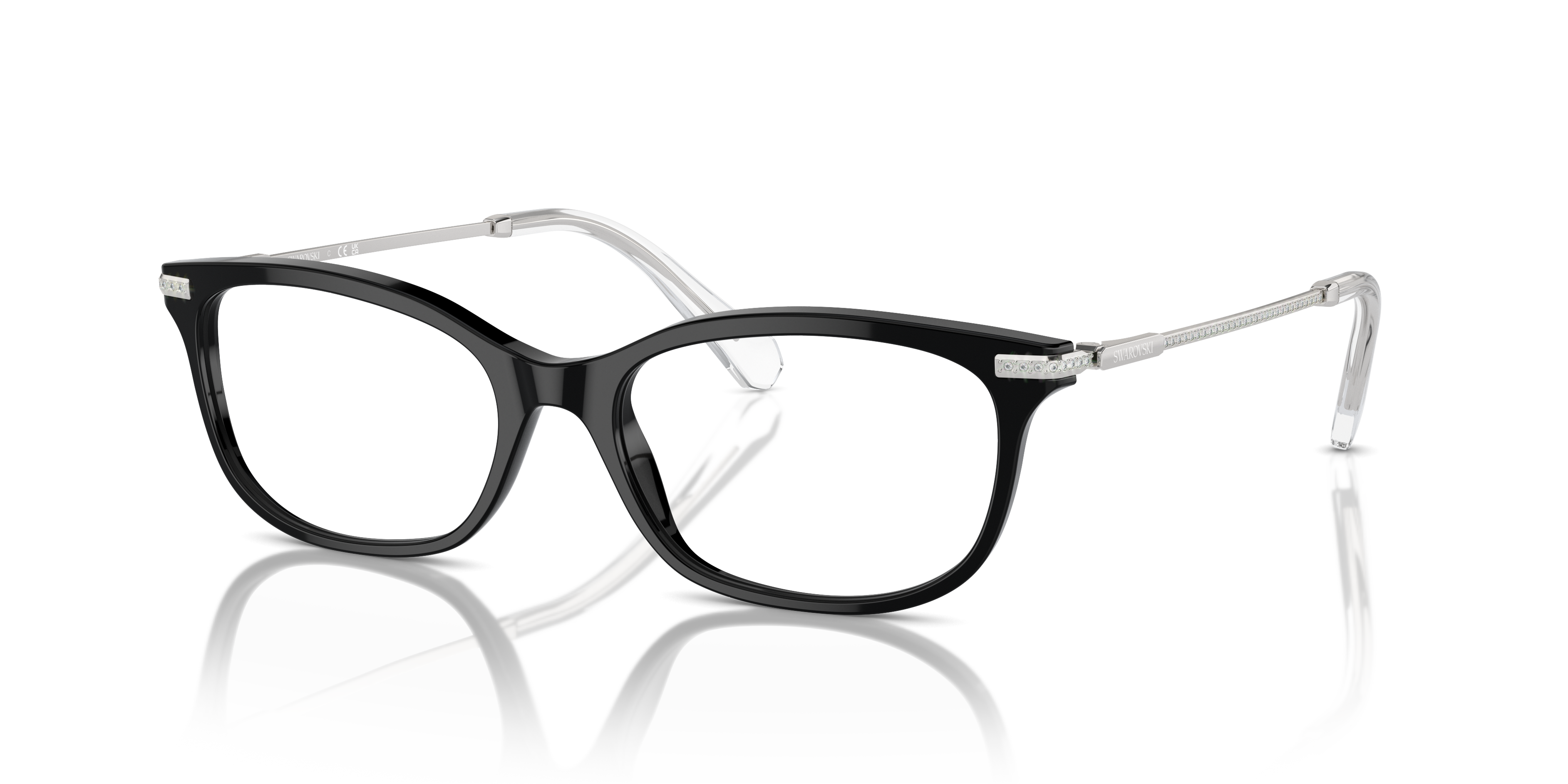 Swarovski Eyeglasses SK2017 BLACK