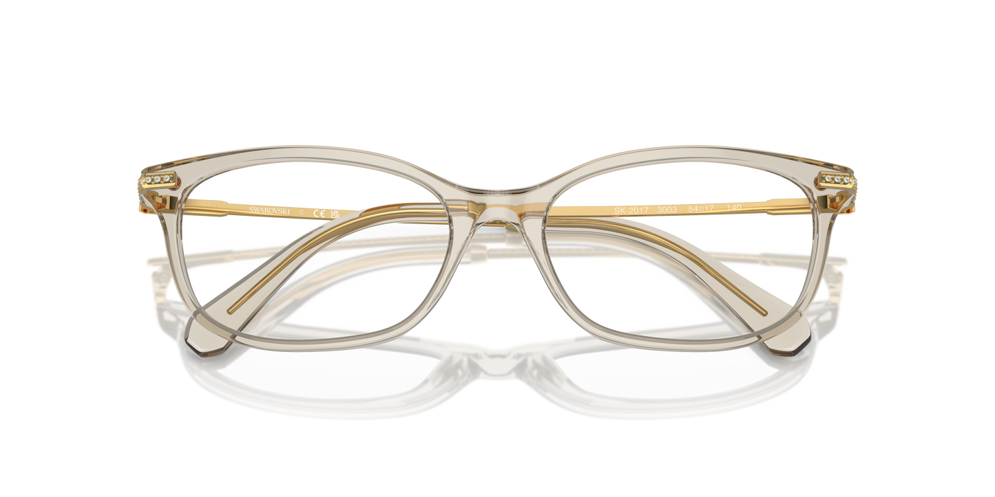 Swarovski Eyeglasses SK2017 TRANSPARENT BEIGE