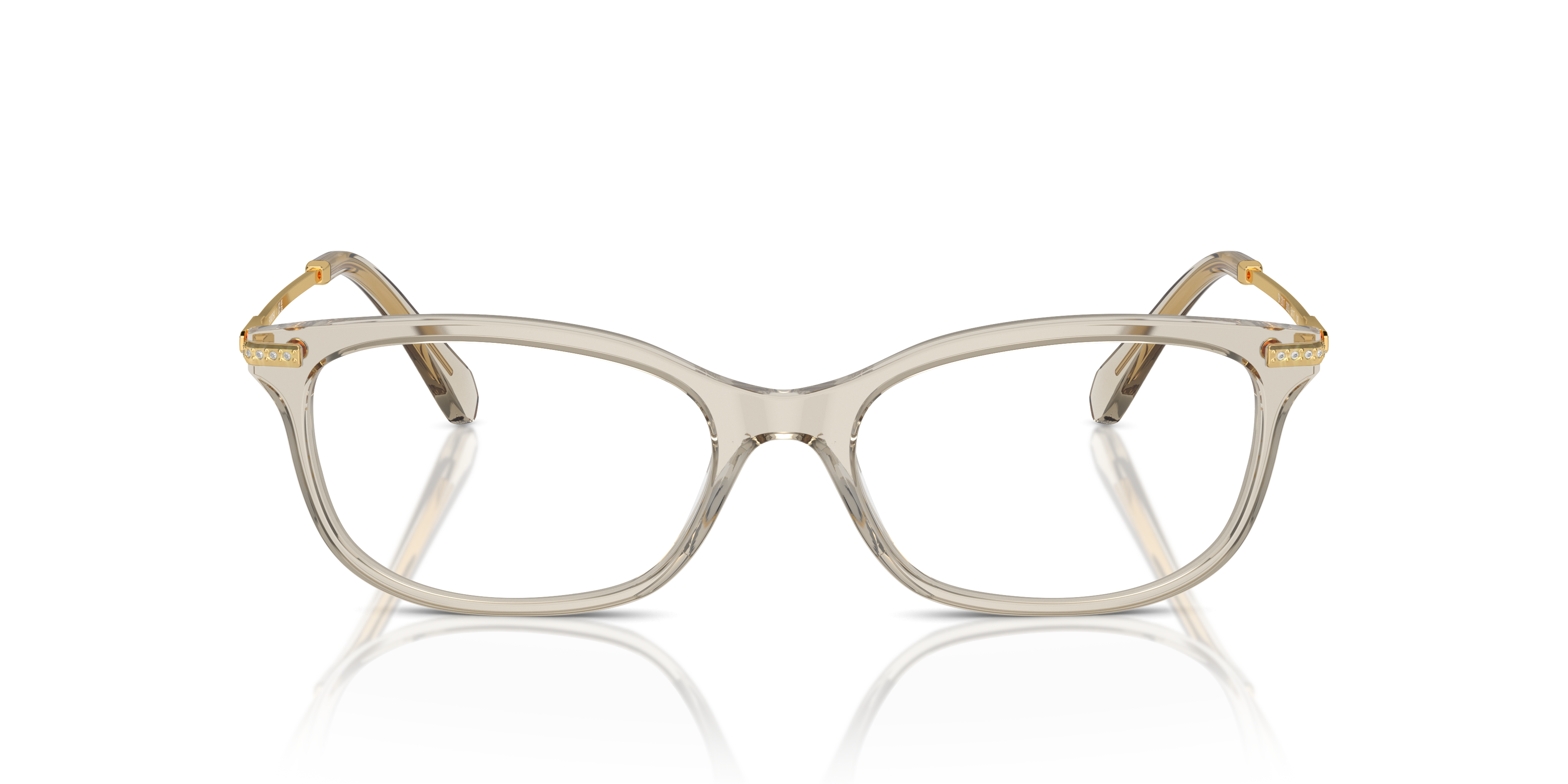 Swarovski Eyeglasses SK2017 TRANSPARENT BEIGE