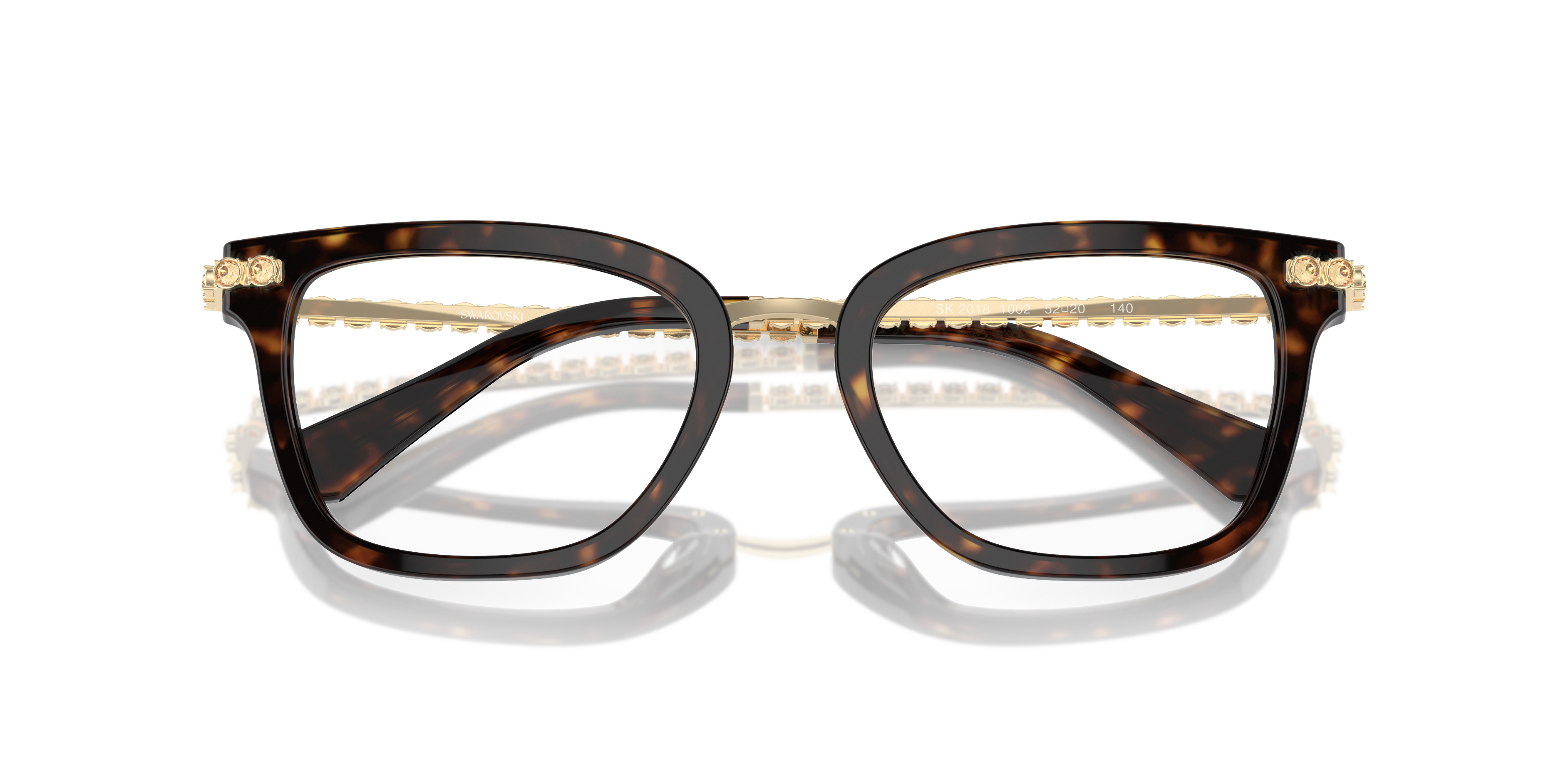 Swarovski Eyeglasses SK2018 DARK HAVANA