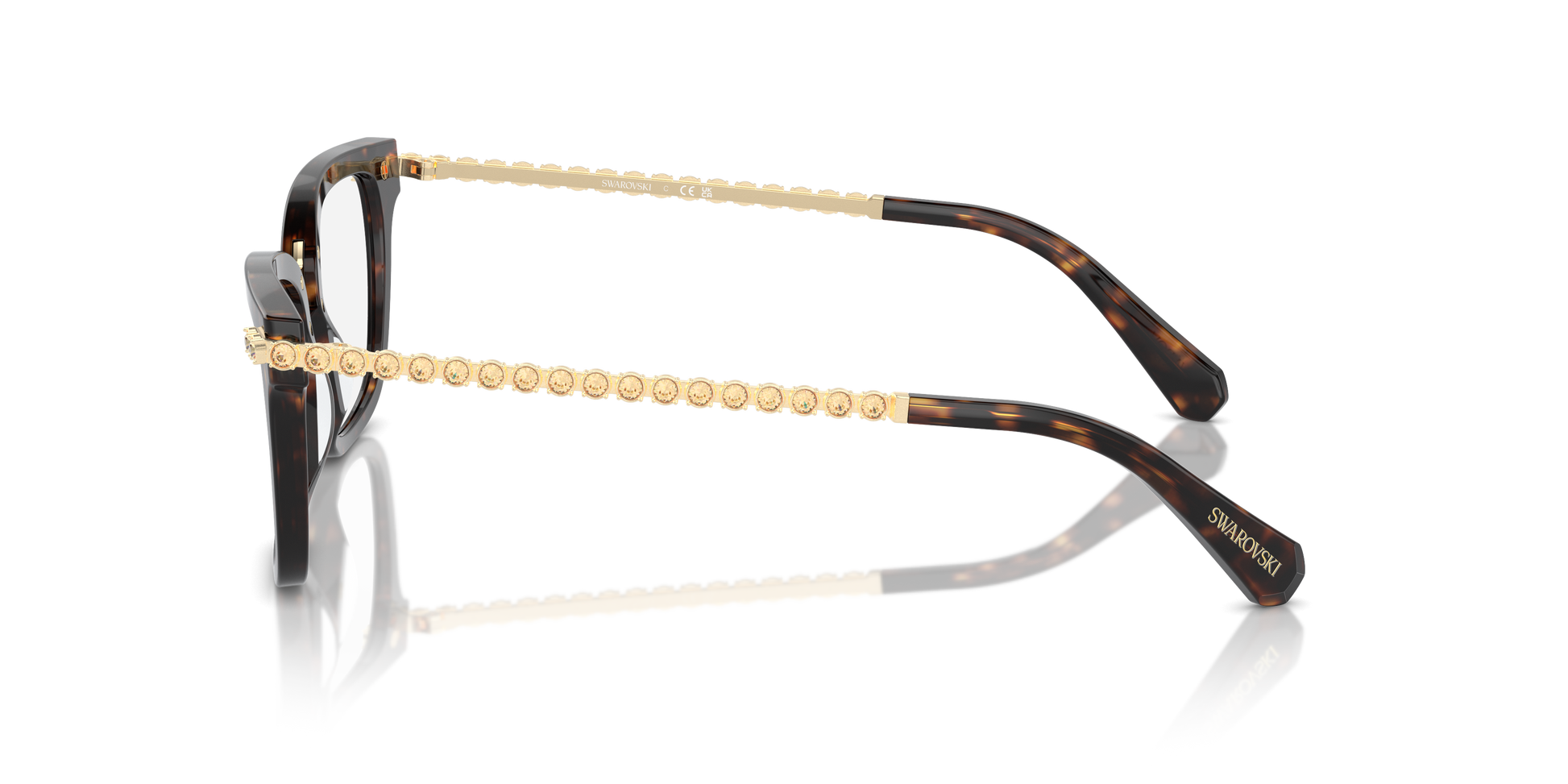 Swarovski Eyeglasses SK2018 DARK HAVANA