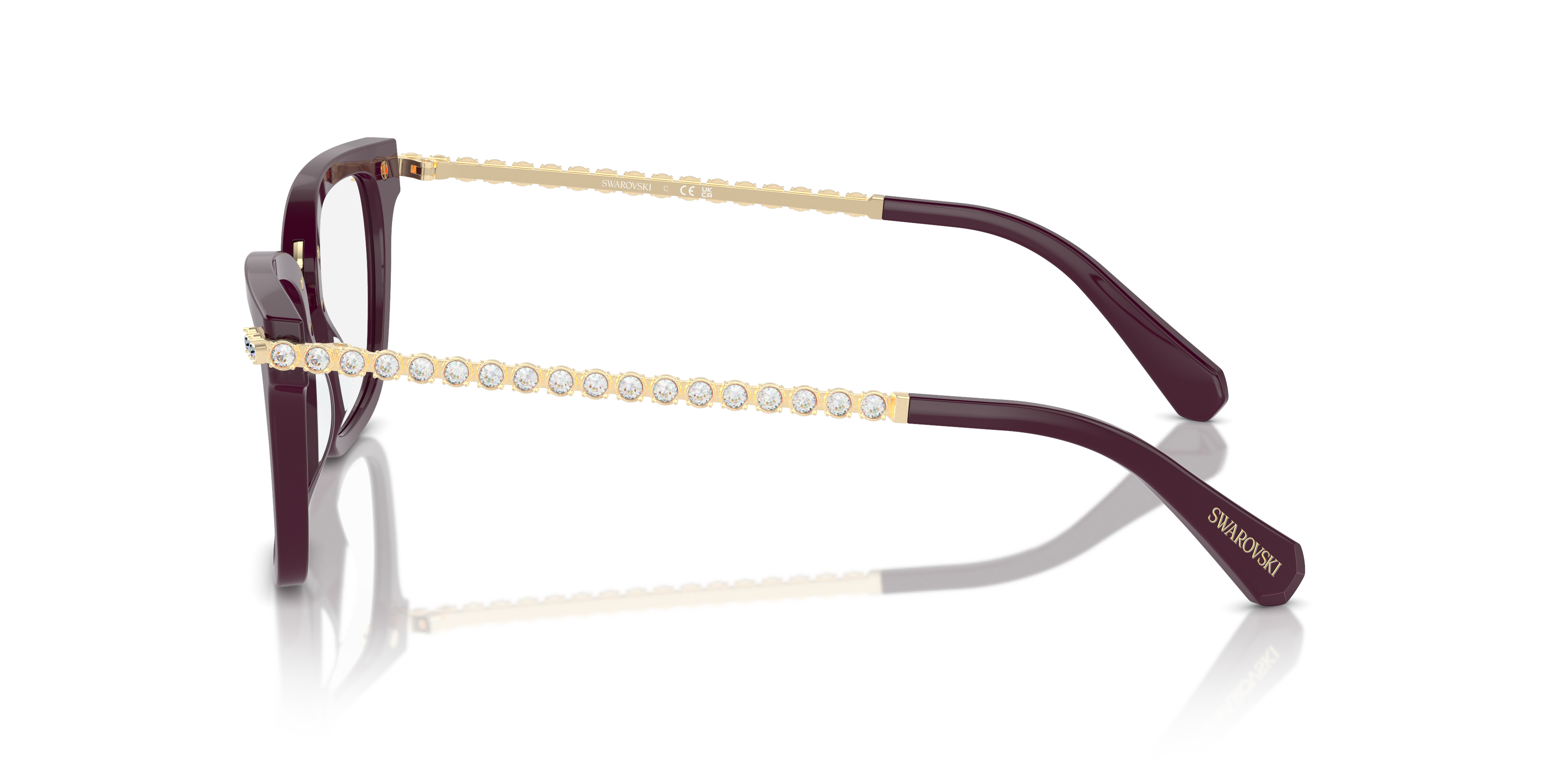 Swarovski Eyeglasses SK2018 BURGUNDY