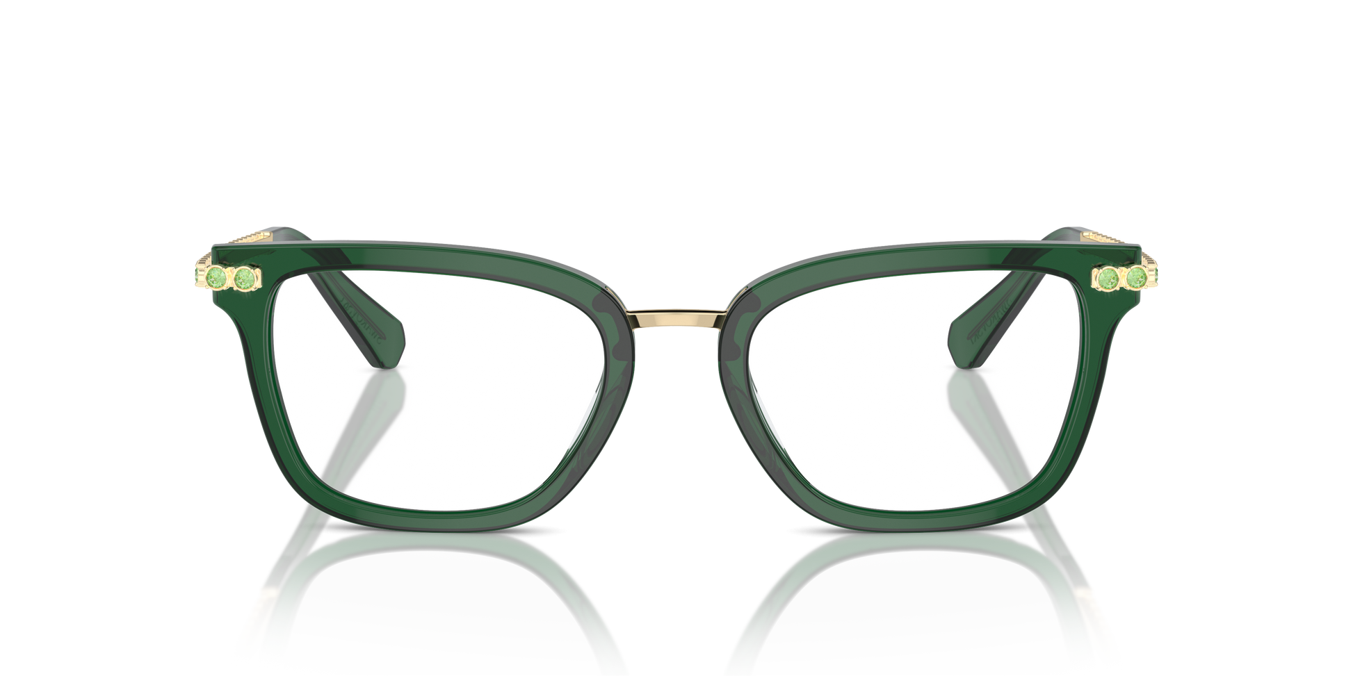 Swarovski Eyeglasses SK2018 DARK GREEN TRASPARENT