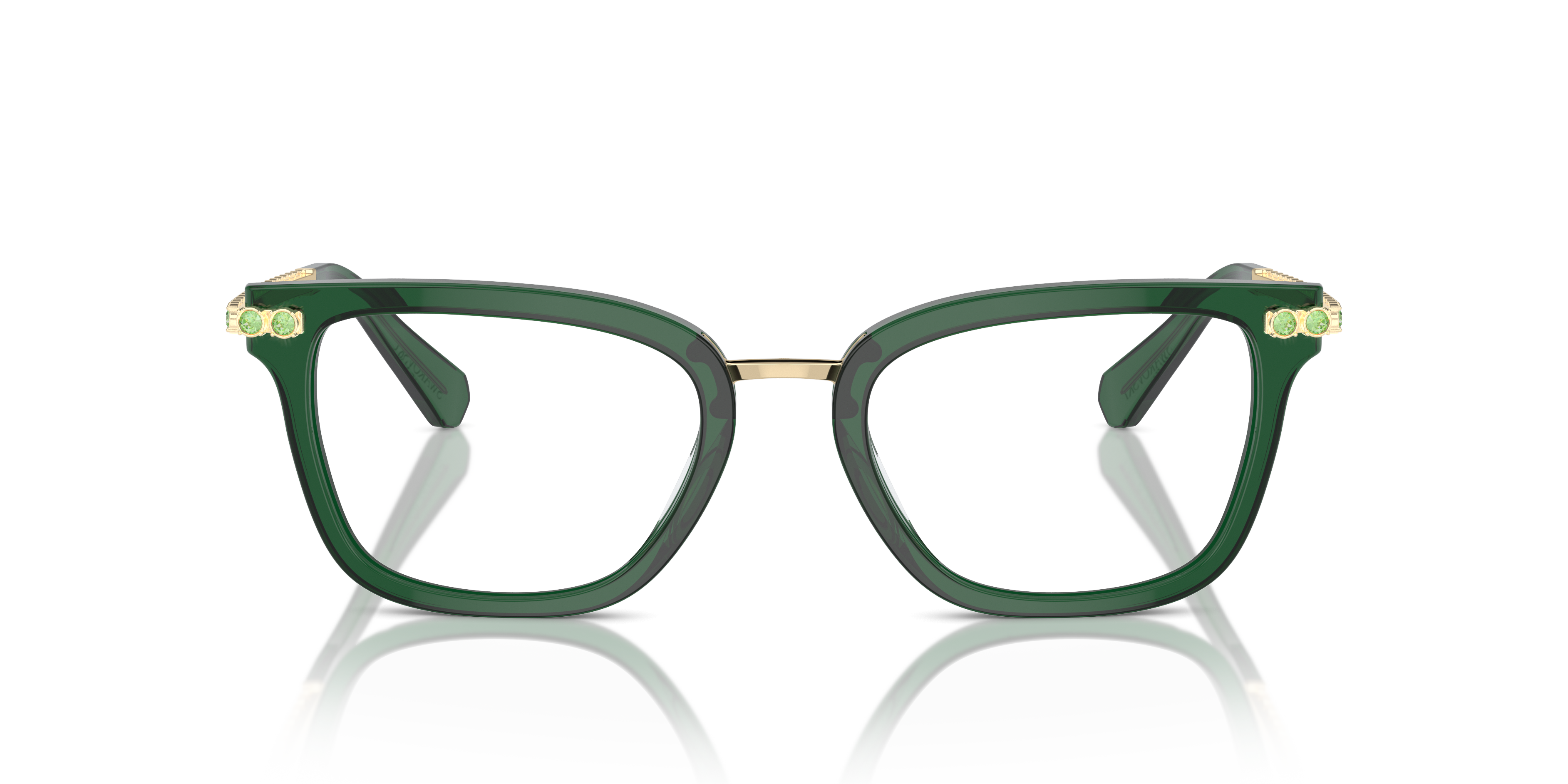 Swarovski Eyeglasses SK2018 DARK GREEN TRASPARENT