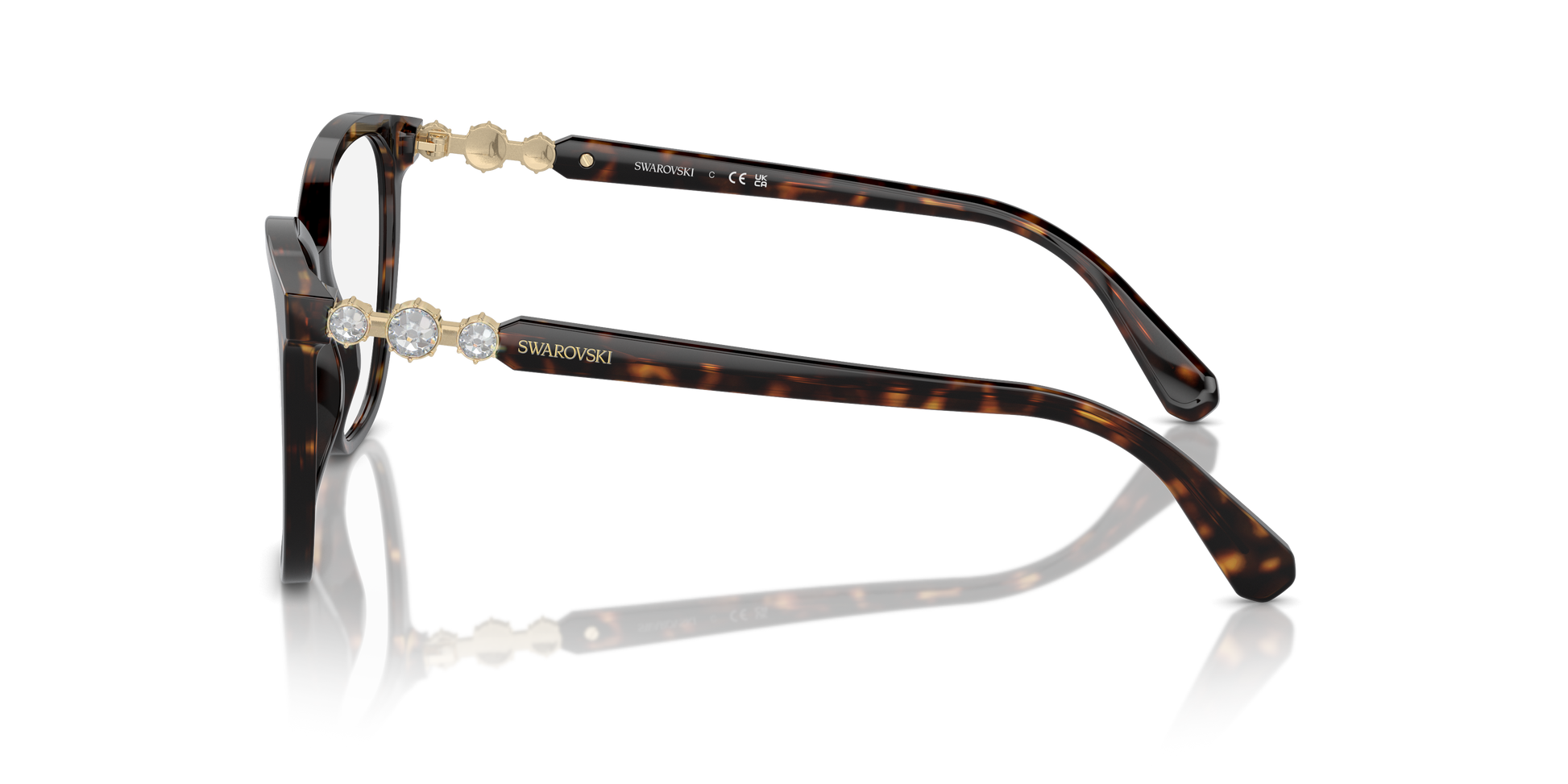 Swarovski Eyeglasses SK2020 DARK HAVANA