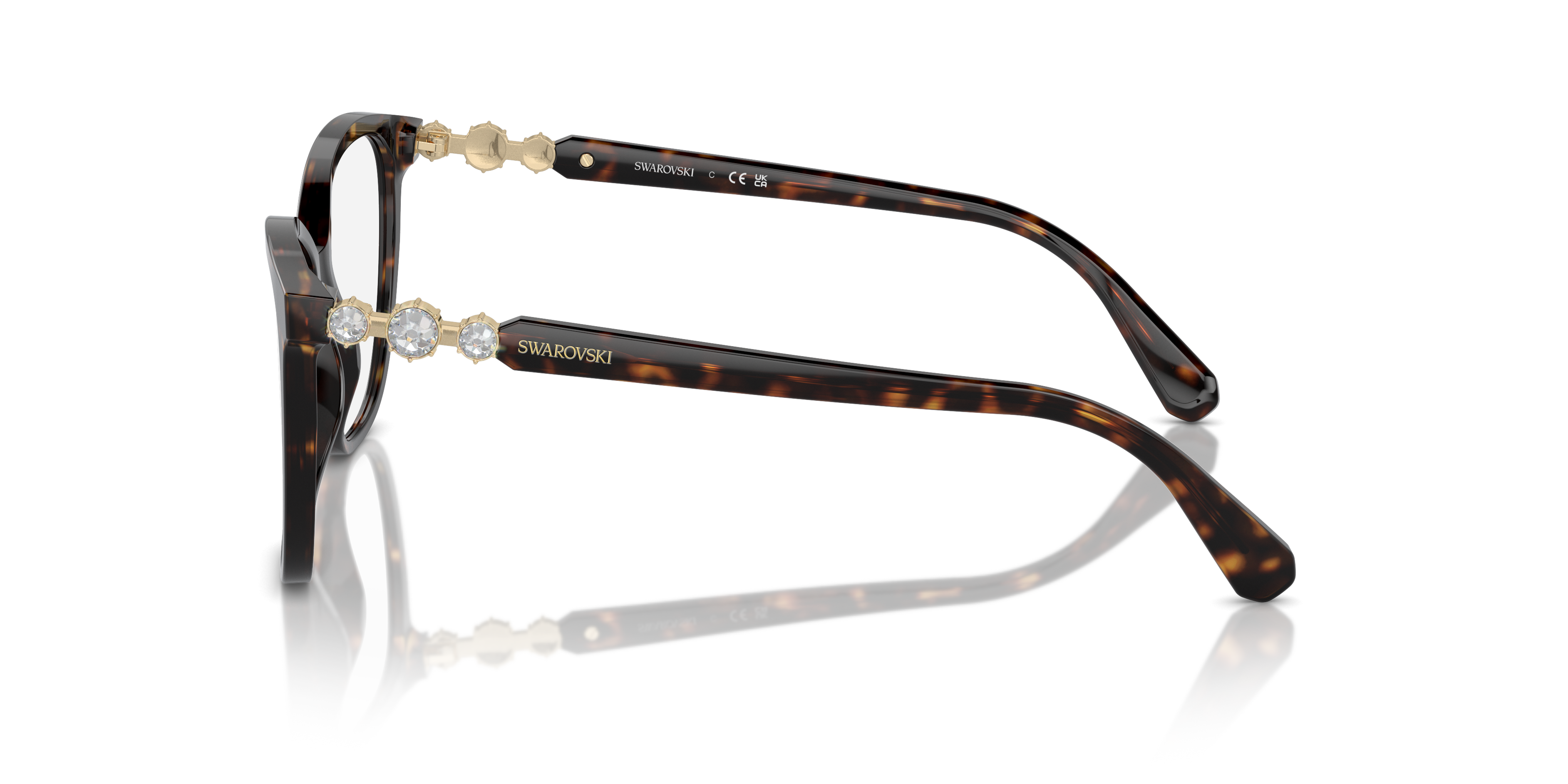 Swarovski Eyeglasses SK2020 DARK HAVANA