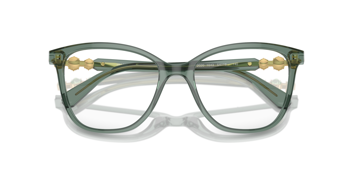 Swarovski Eyeglasses SK2020 TRANSPARENT GREEN