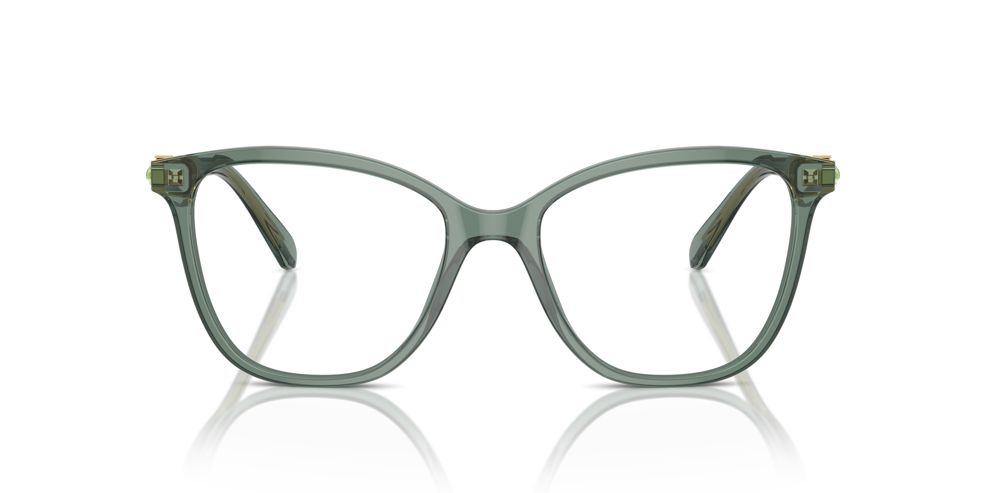 Swarovski Eyeglasses SK2020 TRANSPARENT GREEN