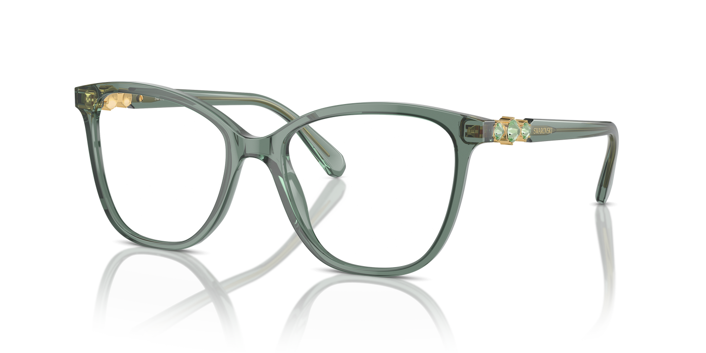 Swarovski Eyeglasses SK2020 TRANSPARENT GREEN