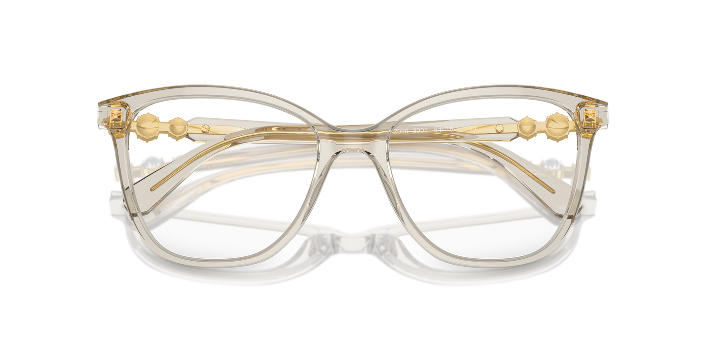 Swarovski Eyeglasses SK2020 TRANSPARENT BEIGE