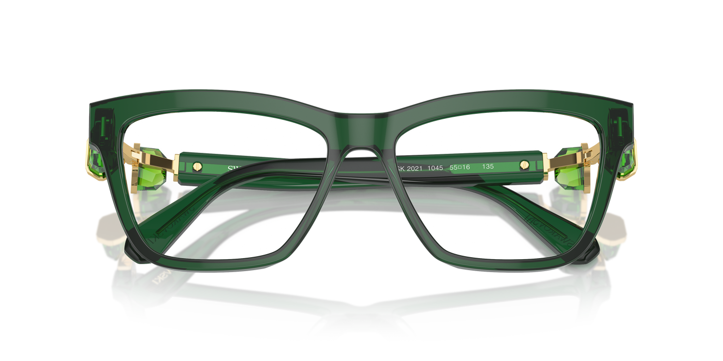 Swarovski Eyeglasses SK2021 TRANSPARENT GREEN