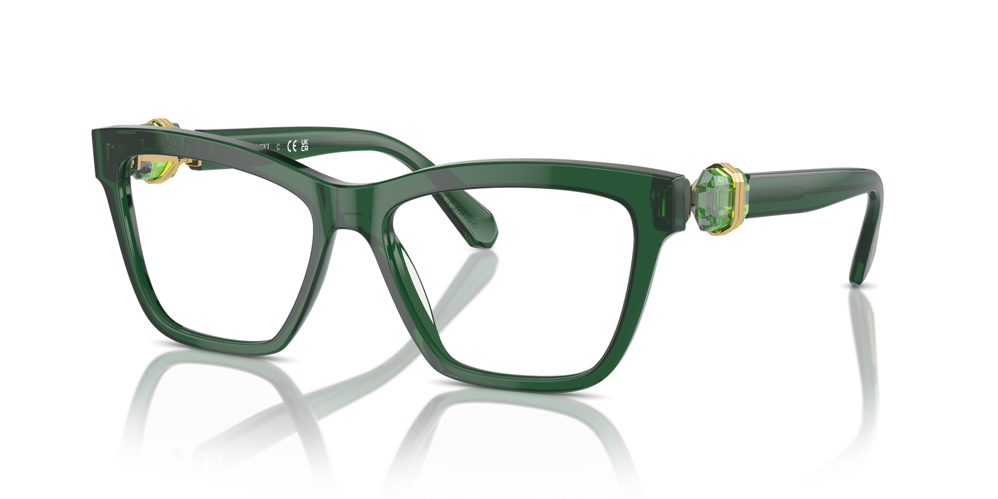 Swarovski Eyeglasses SK2021 TRANSPARENT GREEN