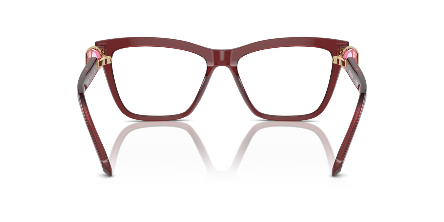 Swarovski Eyeglasses SK2021 TRASPARENT BURGUNDY